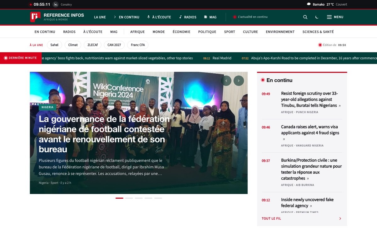 Aperçu du média Référence Infos